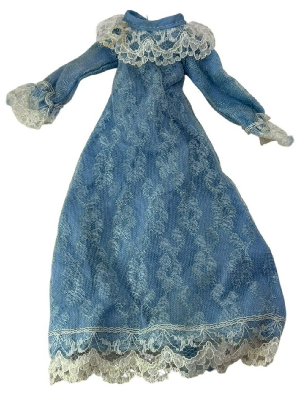 VTG Pedigree/Marx Sweet Dreams Slumber Time Sindy Blue Lace Nightgown Negligee